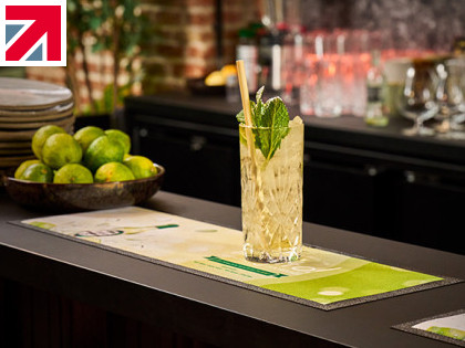 Premium Bar Mat by Purple Mustard