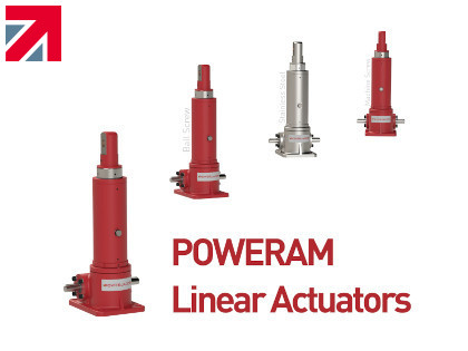 Power Jacks launches new POWERAM linear actuators for improved machine design