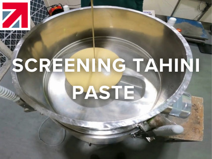 Screening tahini paste with the Finex® 22