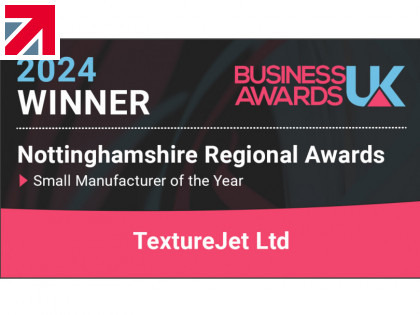 TextureJet wins Small Manufacturer of the Year