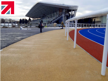 Ulticolour coloured asphalt - Proud to have been chosen for the Commonwealth Games