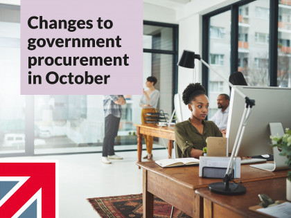 Changes to government procurement in October