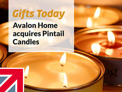 Gifts Today covers Avalon Home's acquisition of Pintail Candles