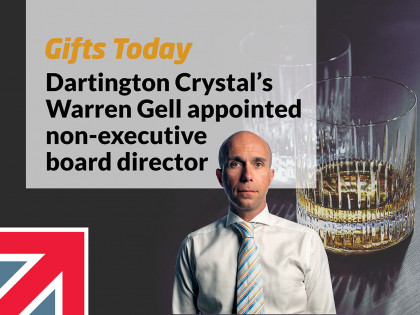 Dartington Crystal’s Warren Gell appointed non-executive board director