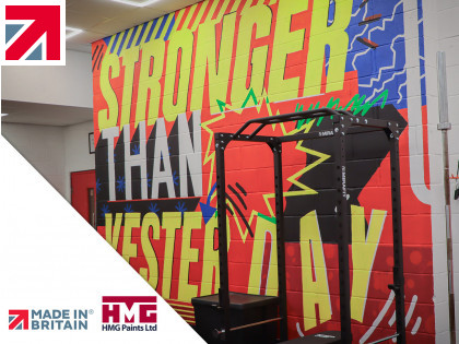 HMG Paints supports FC United's community gym project