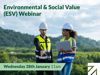 Environmental & Social Value (ESV) webinar