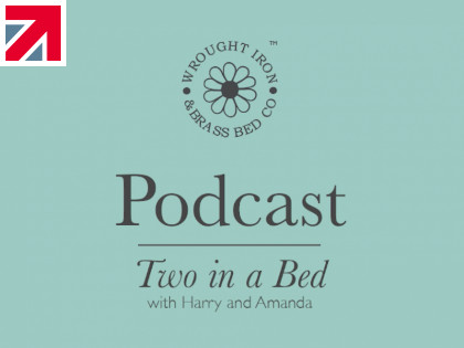 Wrought Iron and Brass Bed Company launch new podcast, Two in a Bed