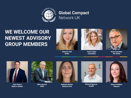 Partnership and engagement with UNGC-UK network advisory panel