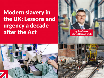 Modern slavery in the UK: Lessons and urgency a decade after the Act