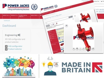 Design your own engineering components with CAD from Power Jacks