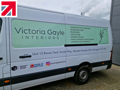 New look for the Victoria Gayle Interiors Van