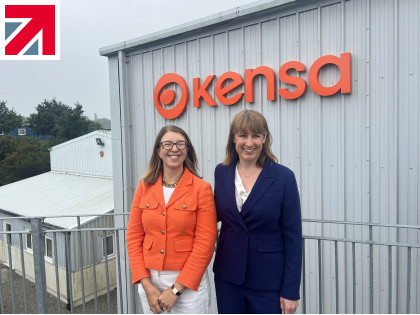 Chancellor visits Kensa to champion green manufacturing
