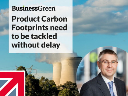 Business Green feature Op-Ed from Made in Britain Chairman, Chris Harrop