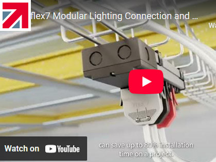 New video demonstrates the simplicity of flex7 lighting connection & control system