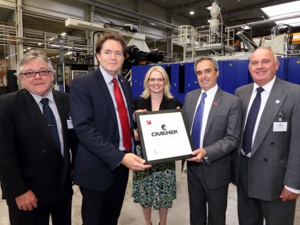 Craemer UK announces launch of plastic pallet production in Telford