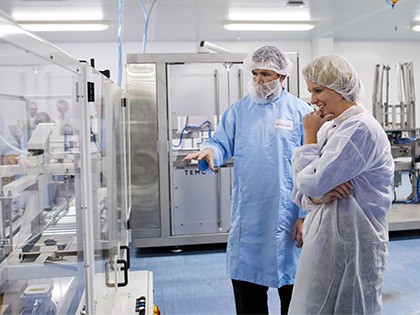 Excitement at wet wipes production expansion