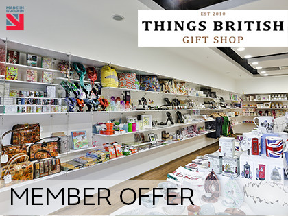 MEMBERS ONLY Retail Space offer at Things British