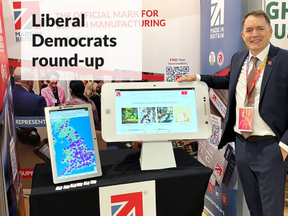 Made in Britain attends Liberal Democrat Party Conference