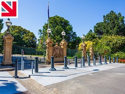 Heald bollards secure government facility in Australia