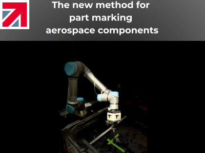 The new method for part marking aerospace components