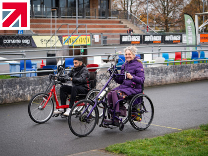 Accessible cycle parking workshop with wheels for wellbeing
