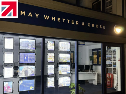 New display for cornish estate agents stunning new HQ