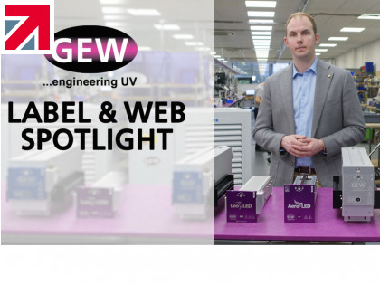 Discover the power of GEW UV LED curing for label & web printing