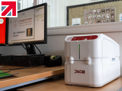 Javelin Jack provides an easy and efficient way for this school to print staff ID cards
