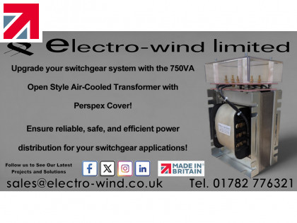 Introducing 750VA  style air-cooled transformer with perspex cover