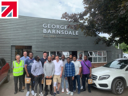 Students Master the art of Window manufacturing at George Barnsdale