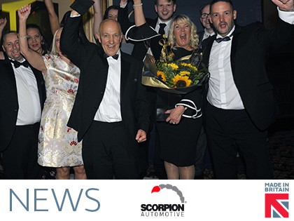 Scorpion win BIBAs Exporter of the Year 2017