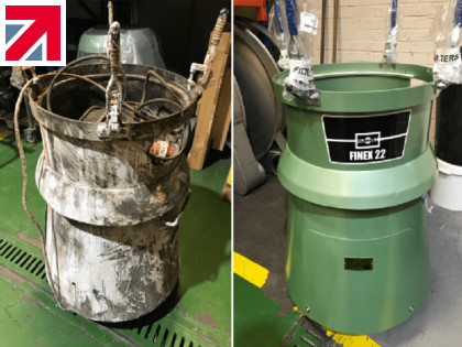 Restoring a 30-year-old industrial sifter to factory new condition