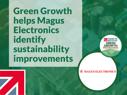 Green Growth helps Magus Electronics identify sustainability improvements