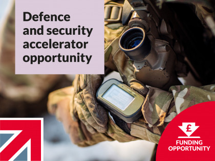 Funding: Defence and Security Accelerator opportunity