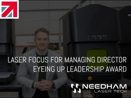 Laser focus for Managing Director eyeing up leadership award