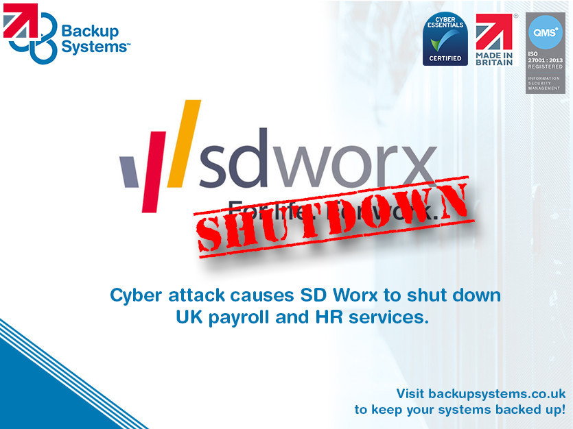 Cyber attack causes SD Worx to shut down UK payroll and HR