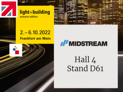 Midstream Lighting set to showcase new product in the Modus line at Light + Building Autumn Edition