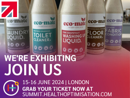 eco-mate will be exhibiting at the Health Optimisation Summit