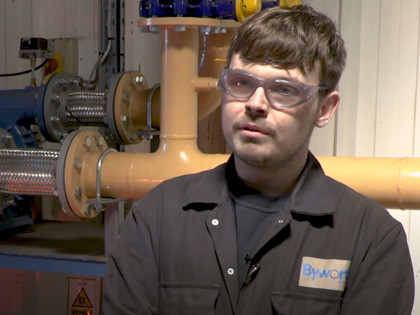 Meet Kyle Sharples, apprentice at Byworth Boilers