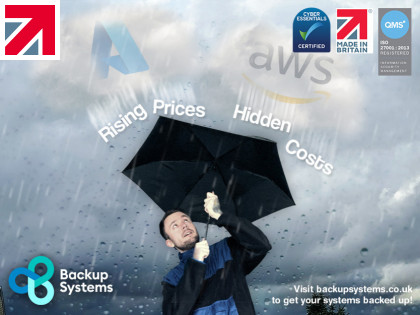 Fed up with cloud storage raining down high costs?