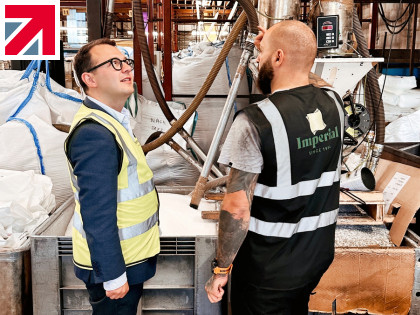MP Jack Rankin visits Imperial Polythene to champion UK manufacturing
