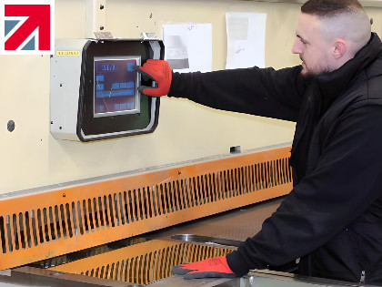 Precision-cut sheet metal, proudly Made in Britain