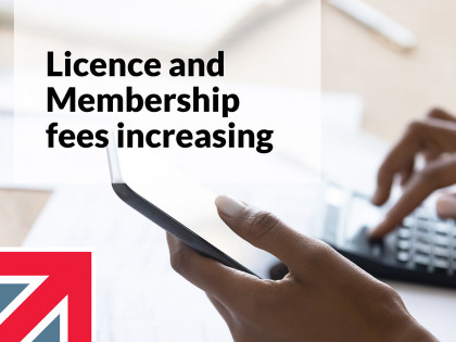 Licence and Membership fees to increase from 1 December 2023