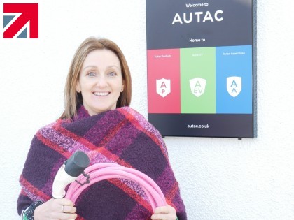 Macclesfield company launches new pink EV cable in support of breast cancer prevention