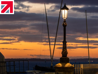 Historic Seawall lights enhanced with modern efficiency delivering over 50% energy savings