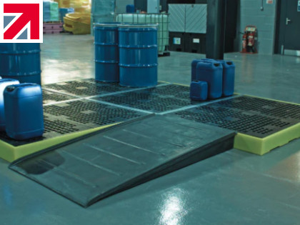 The ultimate flexible solution for workstations & storage: Bund flooring