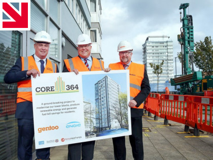 Largest gas replacement programme with ground source heat pumps in tower blocks commences in Sunderland