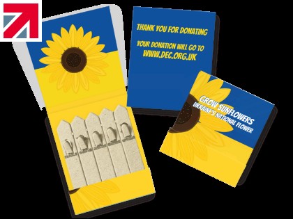Buddy Burst are raising £1000 for Ukraine with Sunflower Seedsticks®