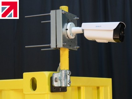 How to mount a CCTV bracket to a shipping container