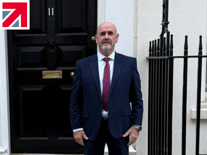 Focus SB's MD Designate, Ciaran Mitchell represents British manufacturing at Number 11 Downing Street